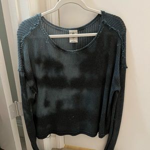 Comfy blue tie dye sweater